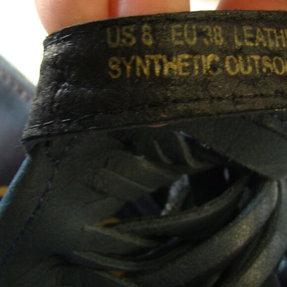 Sam Edelman Holly Sandals Woven Open Toe Suede Teal Leather Size 8 - Picture 6 of 7